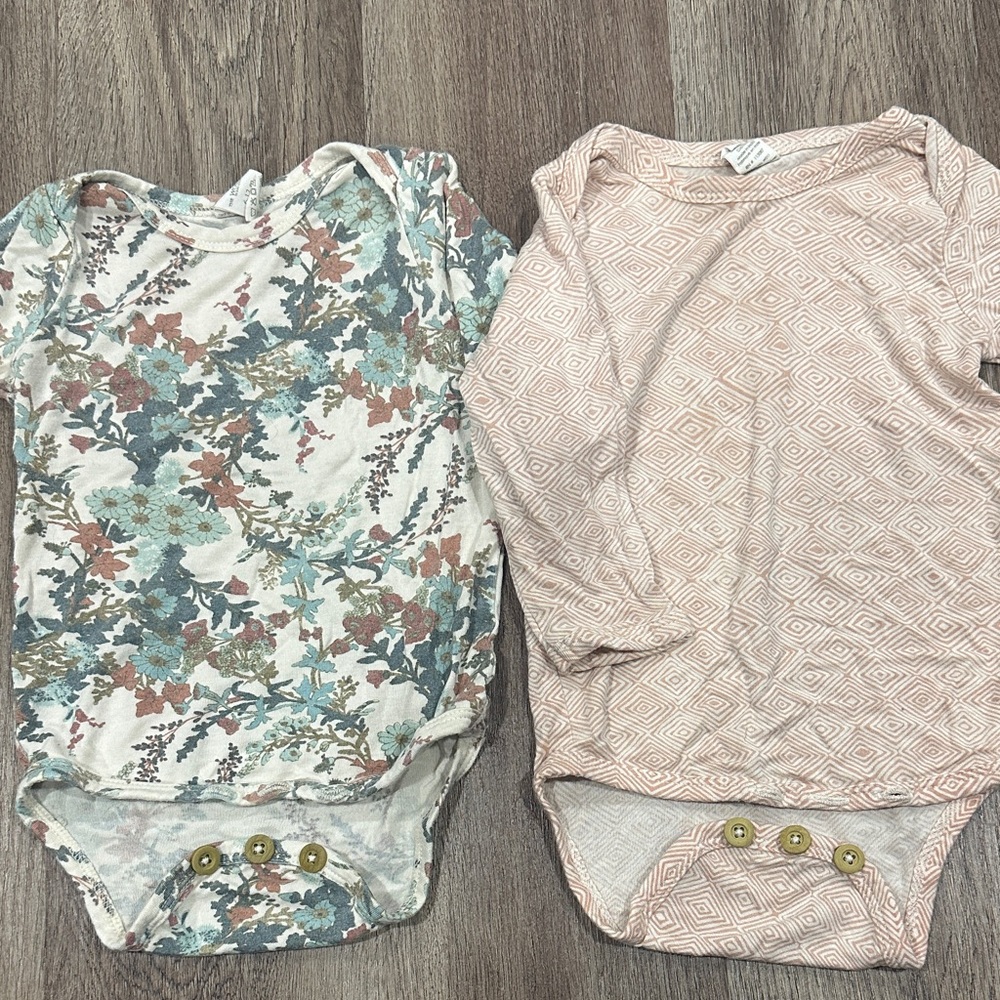 Kate Quinn 6–12M Woods Collection Bodysuit Set | Modal Blend | Set of 2